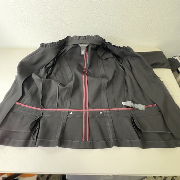 White House Black Market Ponte Motorcycle Jacket size 4 women Full Zip, Biker - Picture 10 of 14